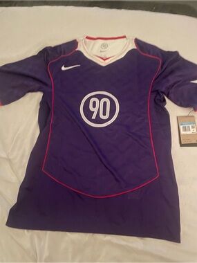 Nike Purple Jersey with White & Pink Trim